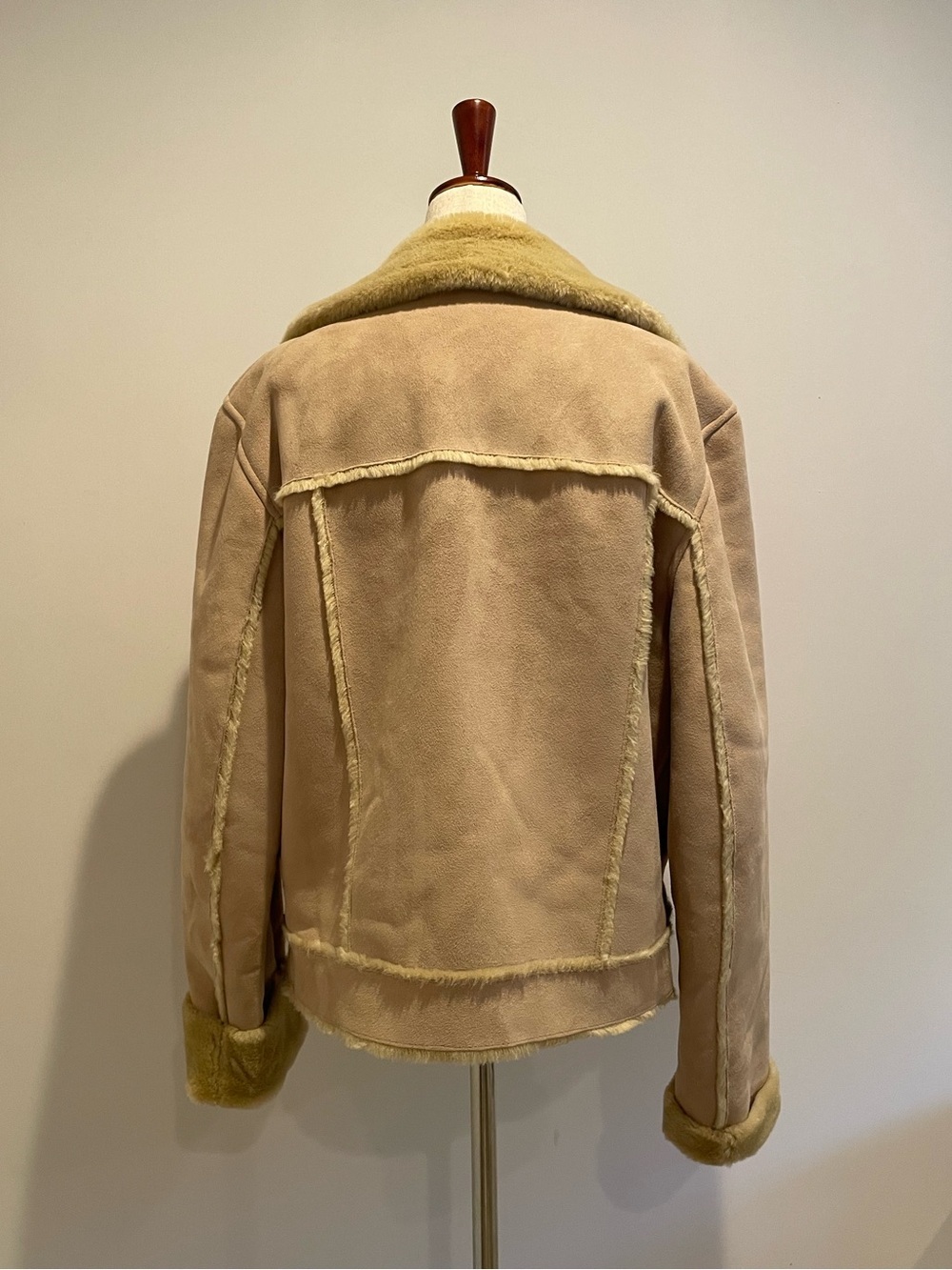 Mauritius Plush Shearling Aviator Jacket EUC - size small - Picture 2 of 5